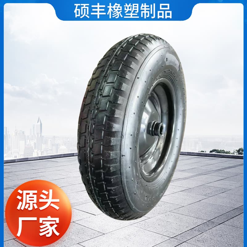 Factory direct sales 16-inch 4.00-8 agricultural trolley inflatable tire garden cart tool wheel