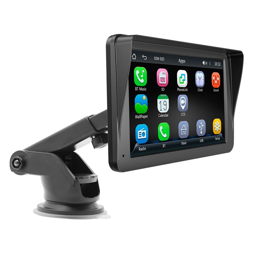 Cross-border new product 7-inch portable wireless Carplay car MP5 player multimedia Bluetooth card host