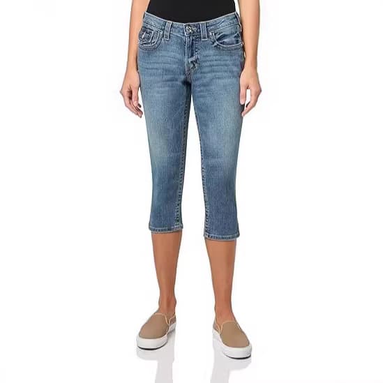 European and American 2025 new products Amazon cross-border foreign trade summer casual slimming jeans for women slim-fitting butt-lifting trousers for women