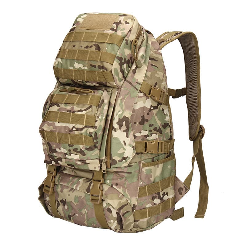 Ocali New Mountaineering Outdoor Bag Camouflage Marching Backpack Large Capacity Military Fan Waterproof Outdoor Backpack In Stock