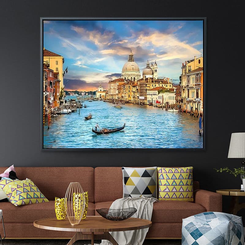 Digital oil painting diy healing coloring hand-painted oil painting high-value decompression acrylic painting birthday gift