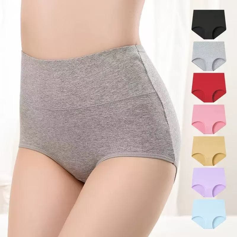 Dropshipping AliExpress cross-border plus size high-waisted underwear for women Cross-border hip-raising high-waisted underwear for women