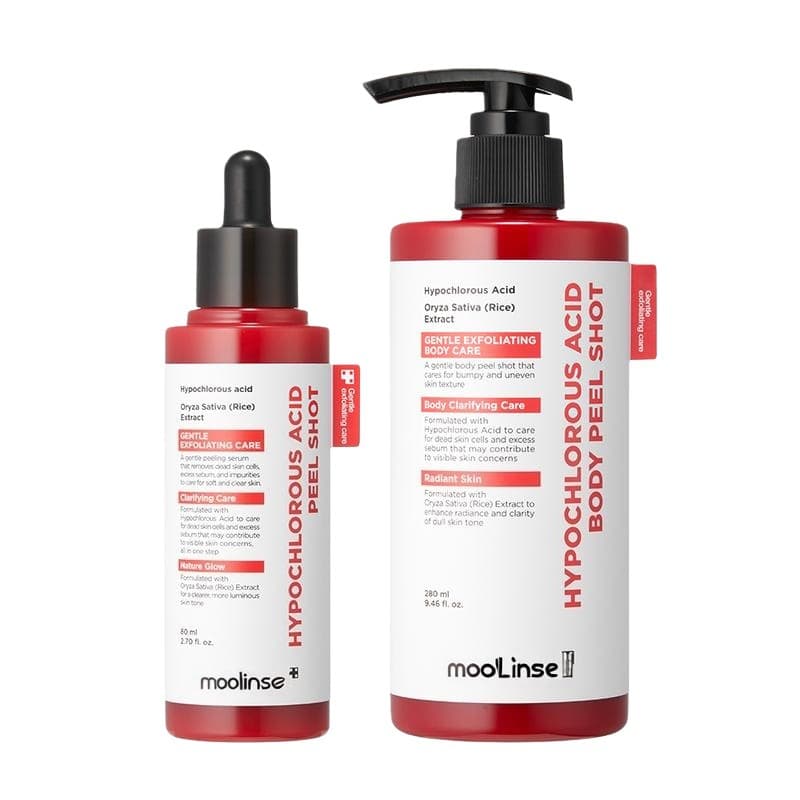 Cross-border Hypochlorous Acid Rice Peel Shot Exfoliating Essence Combo