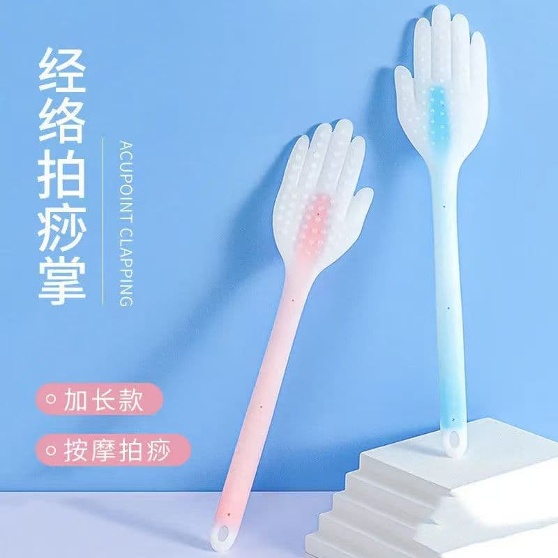 Gua Sha Board Meridian Massage Hammer Scraping Massager Back Tapping Device Cervical Hammer Silicone Tapping Stick for Home Wellness