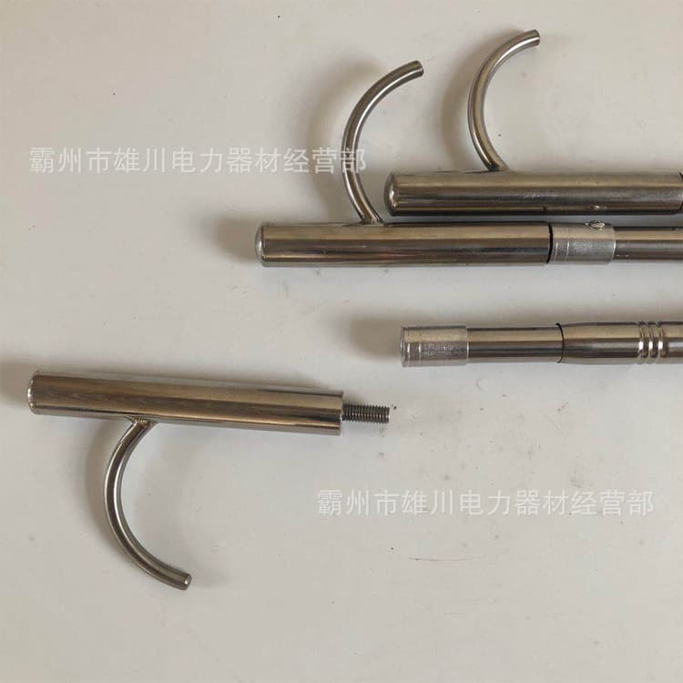 High-Strength Life-Saving Pole for Water Rescue and Salvage, Stainless Steel Hook Pole for Boats