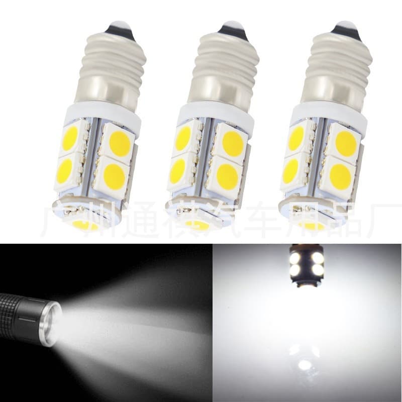 E10 5SMD 5050 car high brightness small light LED small light instrument light car width light flashlight 5 lights