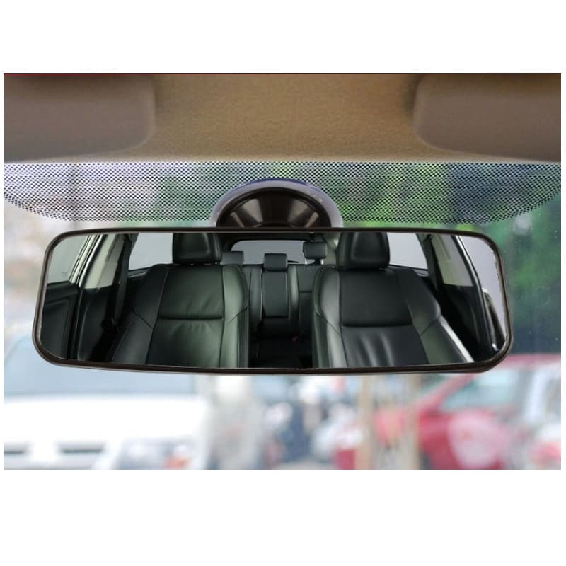 Car Rearview Mirror, Baby Observation Mirror for Car, Suction Cup Flat Mirror, Indoor Auxiliary Reversing Mirror for Training Vehicle
