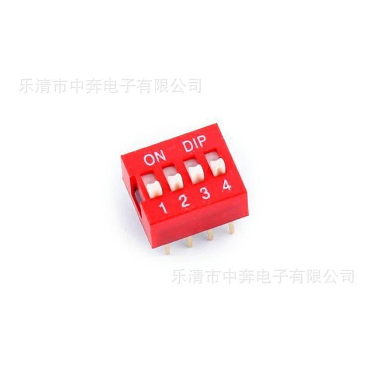 DIP Switch Red/Blue Slide Switch 2.54mm Pitch 1/2/3/4/5-12P Code Switch