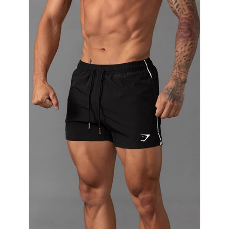 GYMSHARK Outdoor Quick-Dry Sports Shorts for Men, Lightweight Casual Running Breathable Training Pants