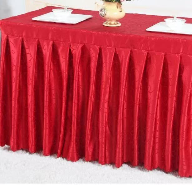 Conference tablecloth table cover office desk and chair event exhibition business table skirt sign in long table cover rectangular