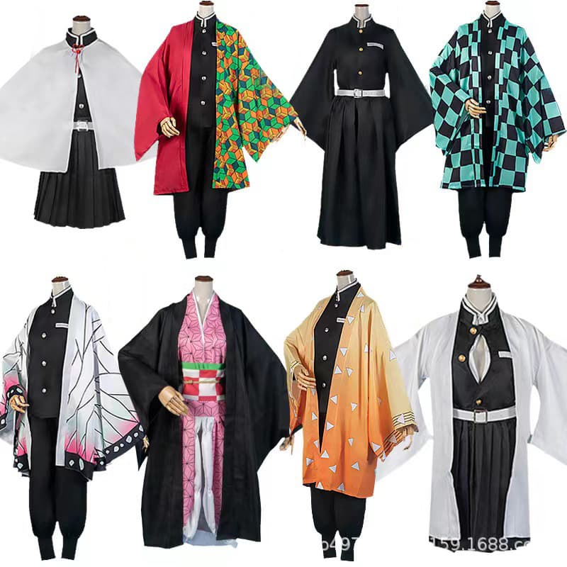 Halloween costume Demon Slayer: Kimetsu no Yaiba Kamado Tanjiro Midouzi Zenitsu Tomioka Giyu cosplay costume