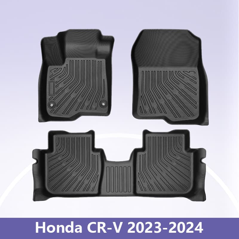 For Honda CRV 2023-2024 3D All-Weather TPE Floor Mats and Trunk Mat