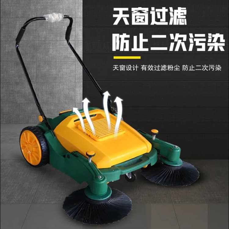 Hand-Push Type Hotel Mall Warehouse Road Sweeping Machine Dust-Free Sweeping Machine with 55L Dust Box Garbage Cleaning Robot