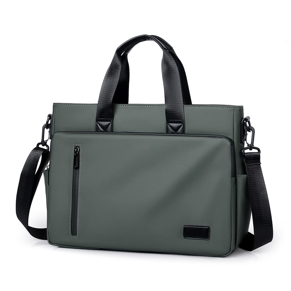 Men's Fashion Business Tote Bag Logo Commute Briefcase Large Capacity Waterproof Laptop Organizer Office