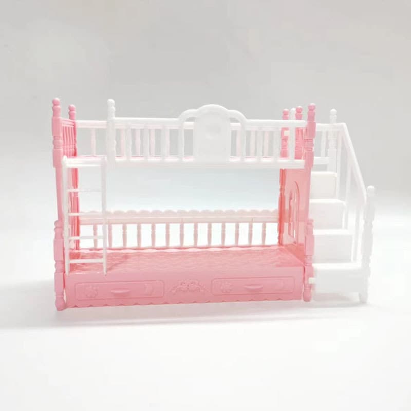 Bunk Bed Miniature House Furniture Simulated Double Tatami Bed
