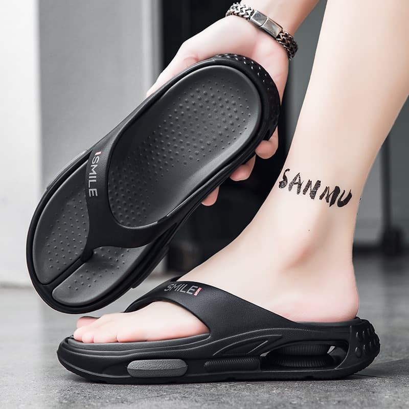 2026 Summer Men's Flip Flops, Outdoor Cloud-like Comfort Sport Sandals, Non-slip Thick Sole, Trendy Beach Sandals