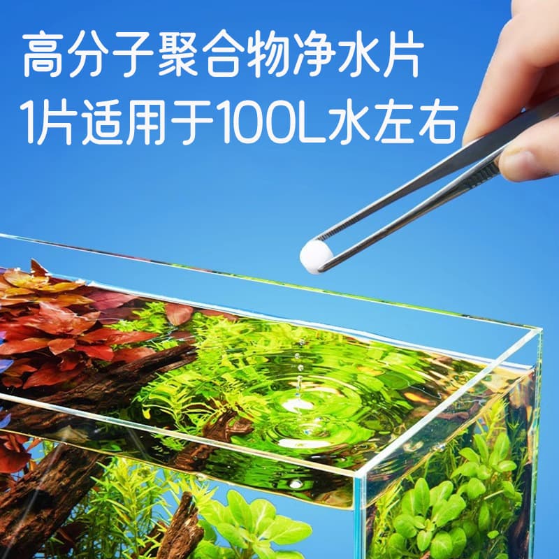 High Polymer Water Purifying Tablets for Aquarium Setup, Algae Removal, Deodorization, Water Purification and Softening Salt Wholesale