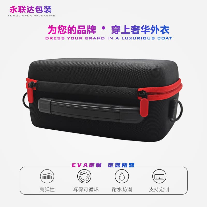 Professional outdoor waterproof EVA camera bag, mirrorless/DSLR cross-body chest pack with large capacity multi-layer compartments, shockproof and drop-resistant