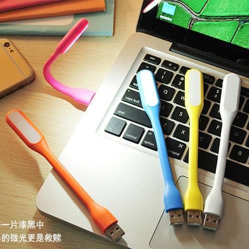 Notebook USB Ambient Energy-Saving Desk Lamp, Portable Eye-Caring LED Light with Power Bank Interface Handheld Night Light