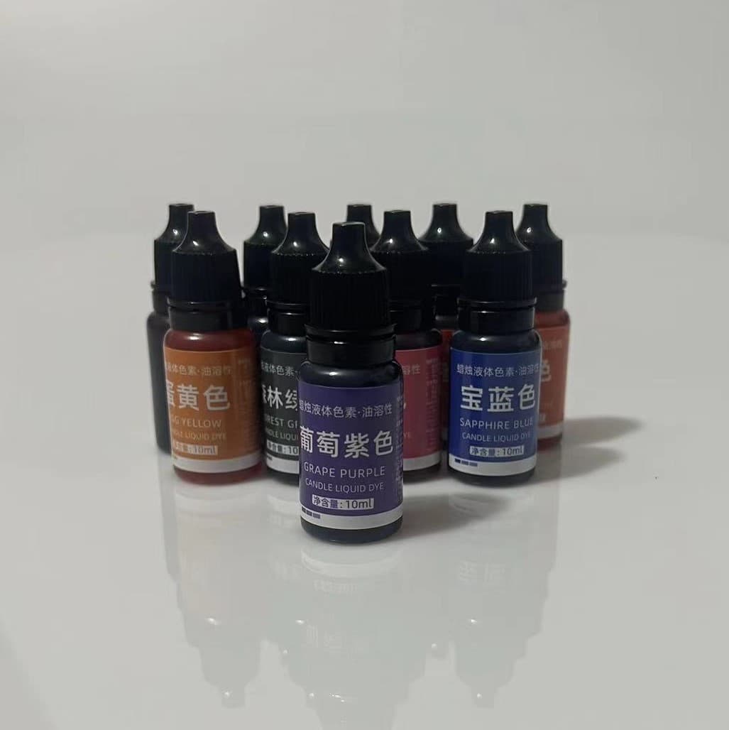 Handmade Candle Pigment Dye for Aromatherapy Candle DIY Materials, Liquid High-Concentration Colorant