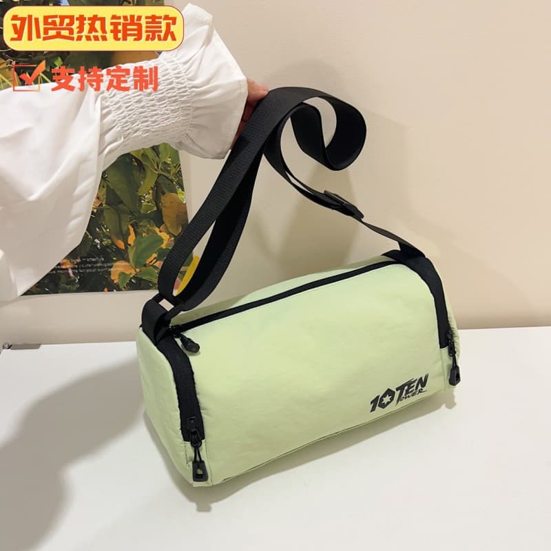 Factory Versatile Lightweight Commuter Barrel Bag High-Appearance Single Shoulder Bag Minimalist Sports Fitness Bag Crossbody Pillow Bag