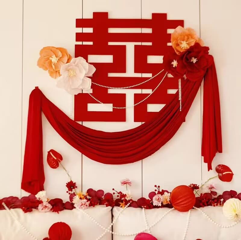 Wedding Room Decoration Drape Props, Background Cloth, Ceiling Sequin, Staircase Handrail Decoration, Tulle, Wedding Room Decoration Drape