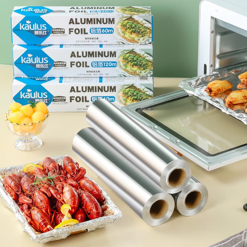 Kaoleshi Aluminum Foil for Home Ovens, Special Paper for Air Fryers, Household and Commercial BBQ Pan Food Baking Parchment Paper