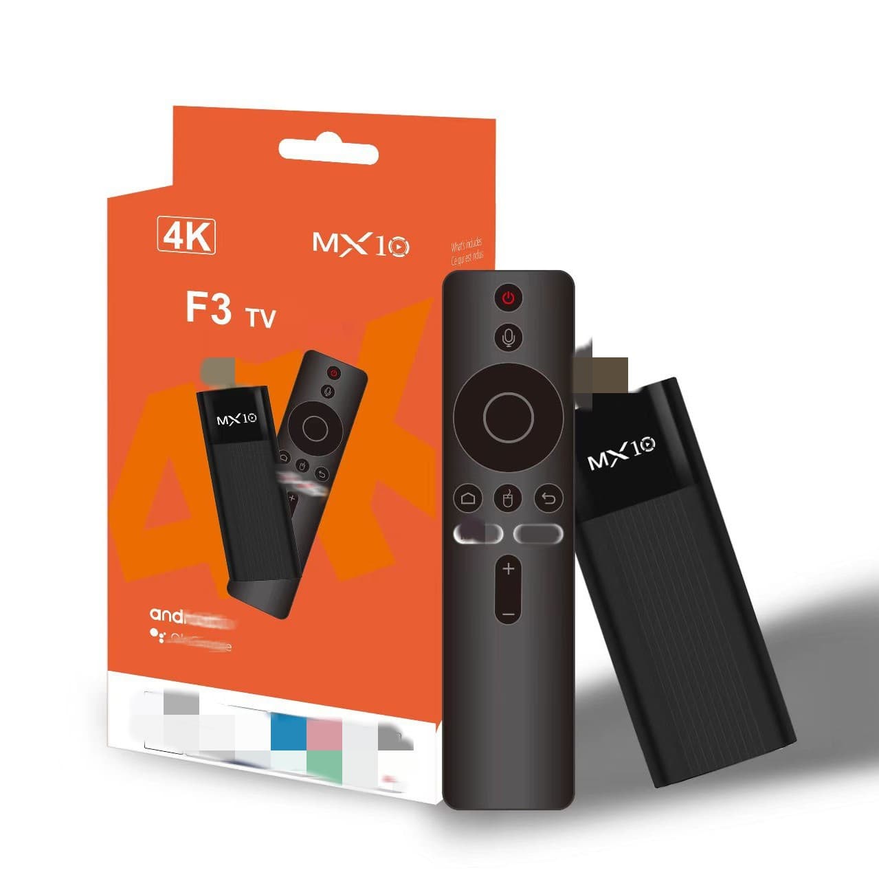 MX10 F3 TV Box H313 Voice Remote Control ATV Android TV Box Network TV Set-Top Box