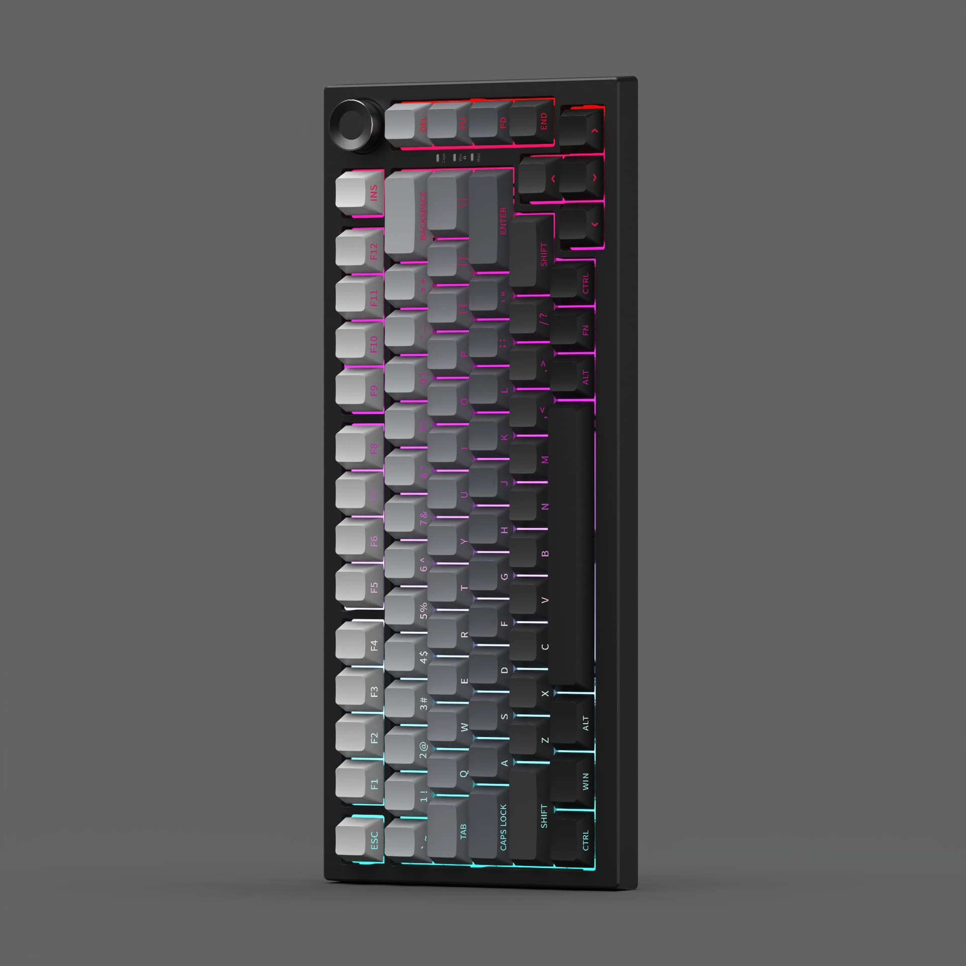 Hot-Selling New K81 Hot-Swappable Esports Mechanical Keyboard Tri-Mode Side-Engraved Computer Gaming Keyboard RGB Backlit Keyboard