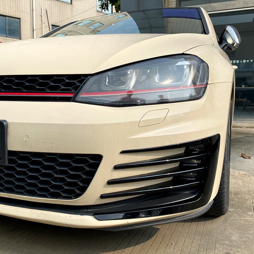 Fit for Volkswagen Golf 7 MK7 GTI 2013-2016 Front Wind Splitter Grille Decal Modification