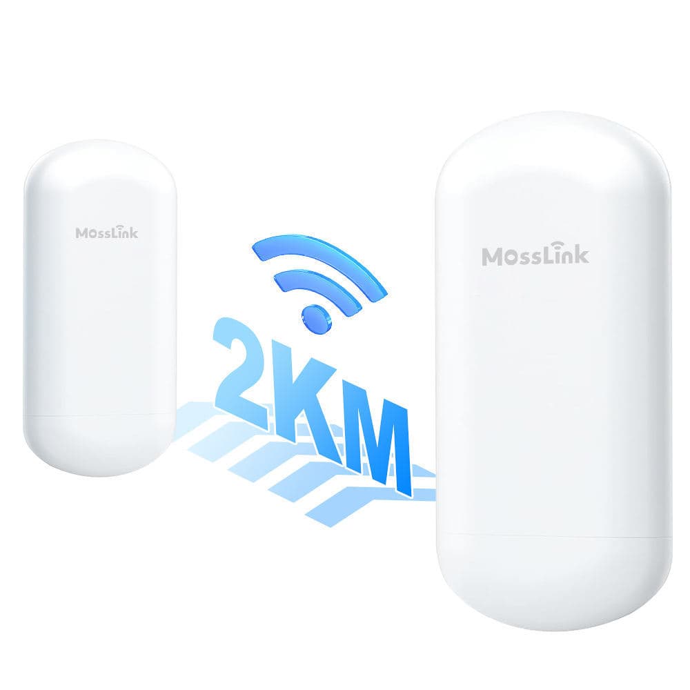 2KM 450Mbps 5.8GHz WiFi PoE Long Range Wireless Bridge AP CPE Access Point Outdoor