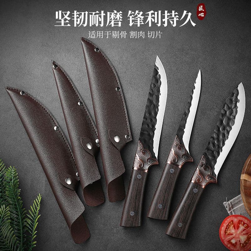 Yangjiang in-stock drop shipping stall sharp slaughter-specific knife, boning pig/sheep division small kitchen knife, express meat cutting