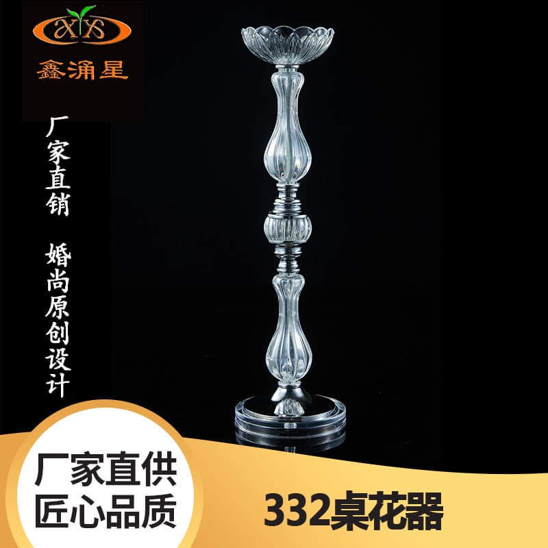 New Manufacturer Wedding Acrylic Table Flower Candle Holder Props Hotel Wedding Hall Table Floral Arrangement Decoration