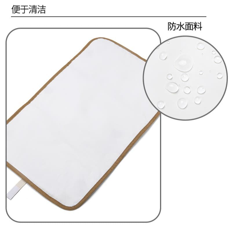 New Cross-Border Waterproof Changing Pad, Portable Diaper Changing Mat for Moms On the Go, Multi-Section Baby Diaper Changing Pad