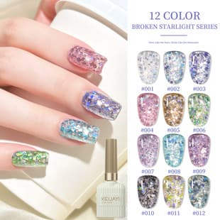 Shattered Starlight Series Gel Polish 2025 New Trendy Versatile Glitter Gel Nail Art Set