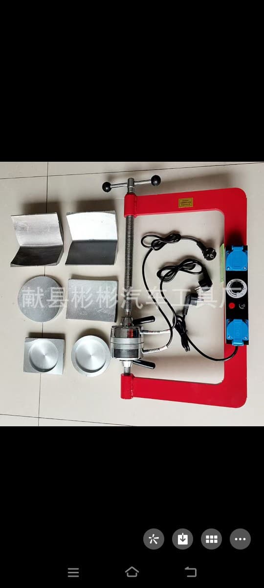 Heavy-Duty Tire Automatic Temperature Control Hot Patch Machine, Vacuum Tire High-Temperature Hot Patch Vulcanizer, Inner Tube Repair Machine, Hot Patch Tool