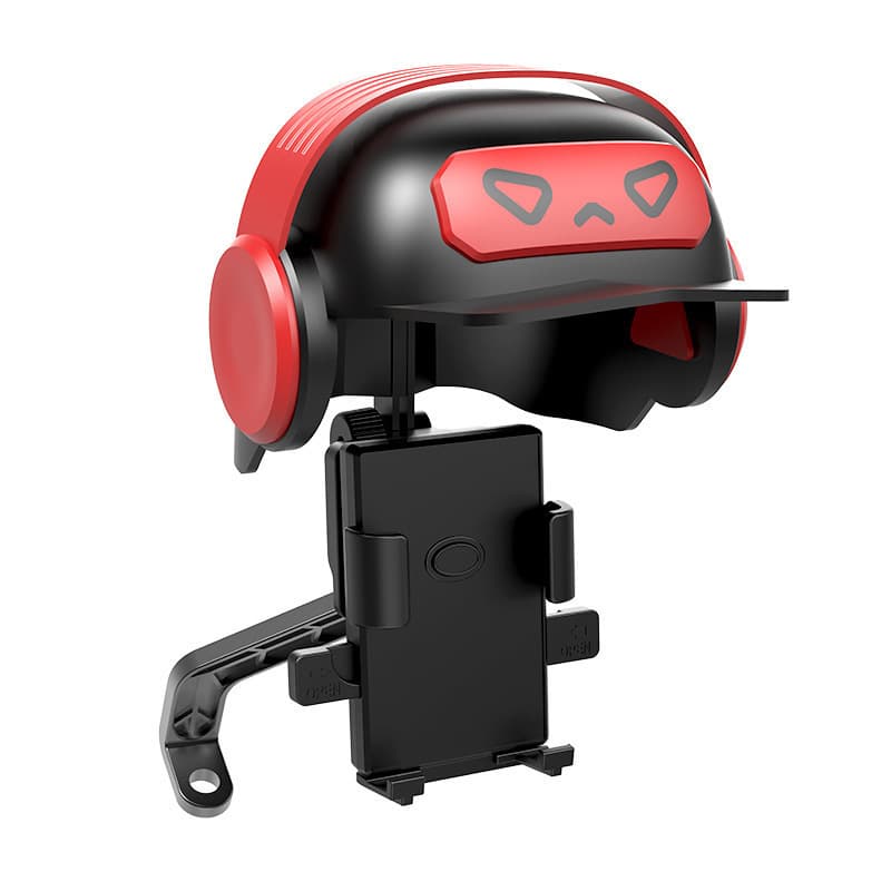 Electric Scooter Helmet Phone Mount, Rainproof Shockproof Navigation Holder for Delivery Riders, New Universal Motorcycle Mount
