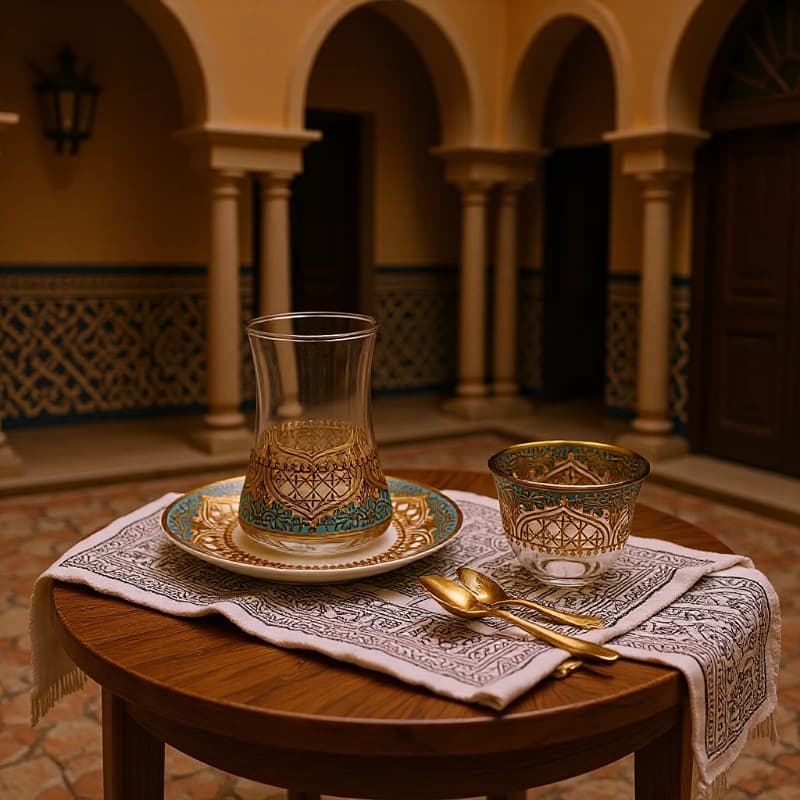 Turkish style coffee cup for women, beautiful and exotic Arabic tea cup COFFESET