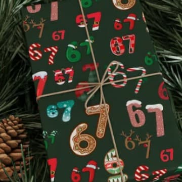 Amazon New Arrival: 67 Meme Christmas Gift Wrap