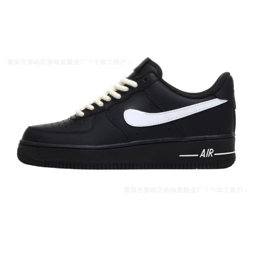 Original AF1 Air Force 1 Wheat Black Warrior Pure White Unisex Board Shoes Classic Sneakers White Shoes Wholesale