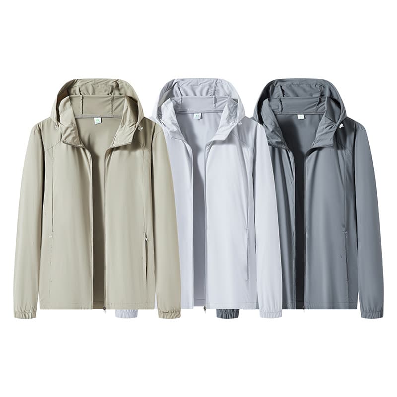 [Clearance/Out of Stock] P5150 Large Size Men's Summer Sun Protection Jacket UPF50+ Ice Silk Breathable Skin Jacket for Men