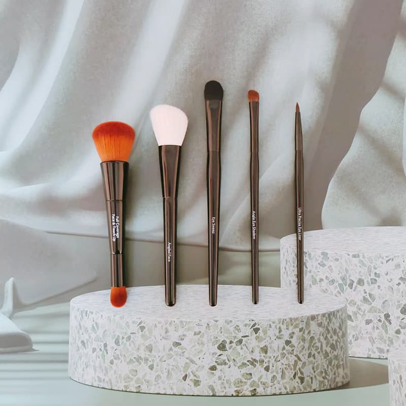 Cangzhou Barbie Style 5-Piece Makeup Brush Set, Beauty & Cosmetics Tools, Loose Powder