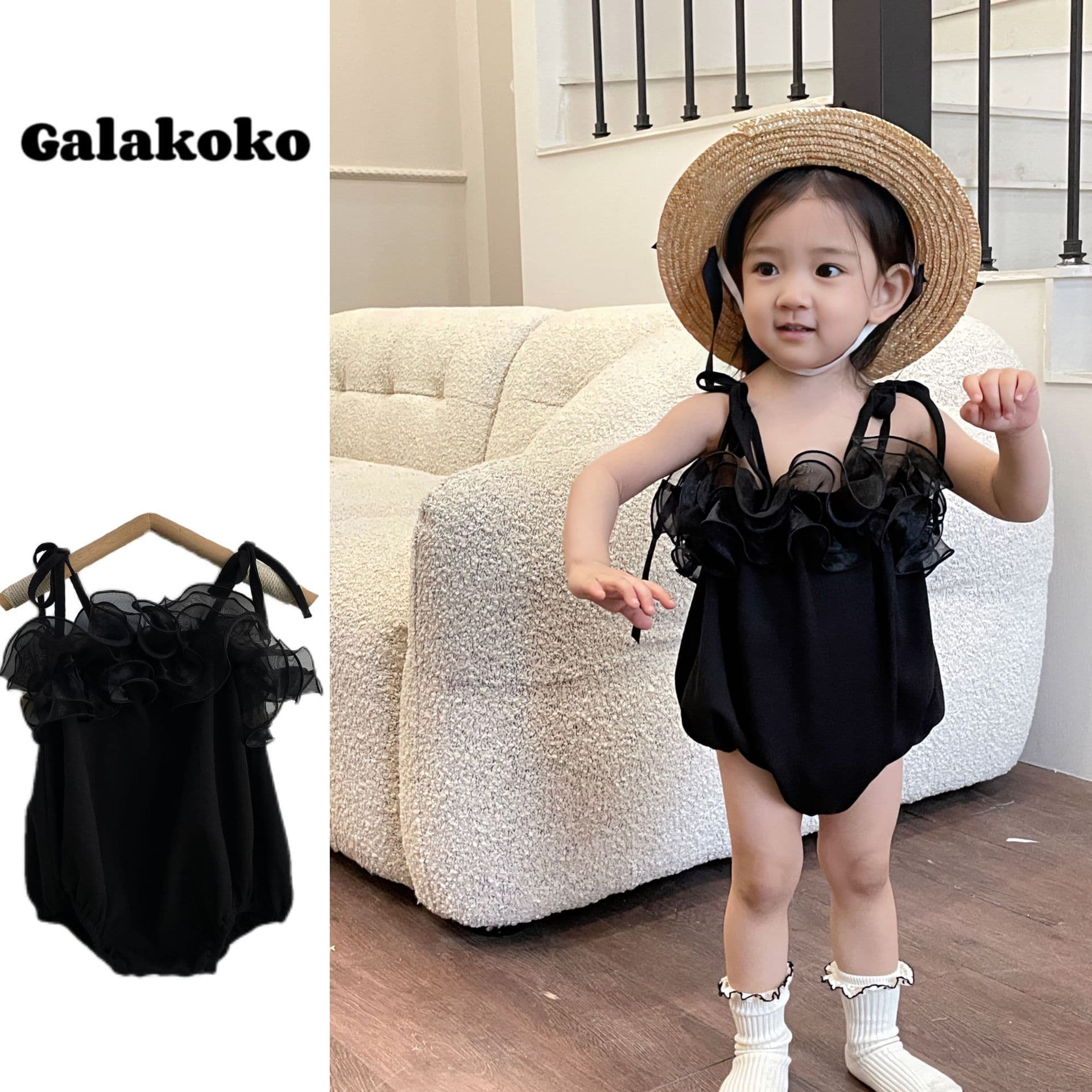 Summer Baby Floral Lace Romper with Tulle Skirt, Newborn Mesh Bodysuit