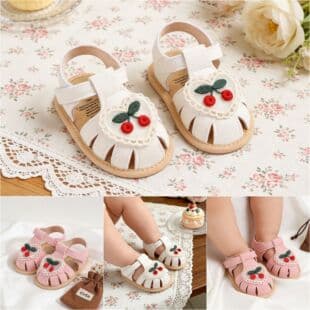 New Summer Cherry Baby Sandals Baby Shoes Princess Sandals M2088