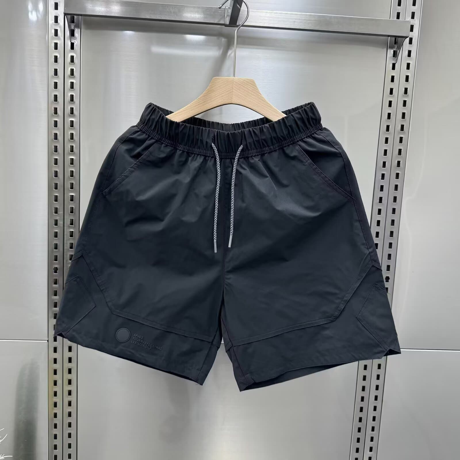 Men's Summer Thin Quick-Dry Casual Shorts Fashion Trendy Brand Embroidered Sports Shorts Trendy Patchwork Beach Shorts