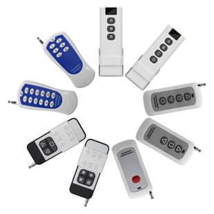 1000m Long Range High Power Learning Code Wireless Transmitter 433MHz Remote Control 12-Key Joystick