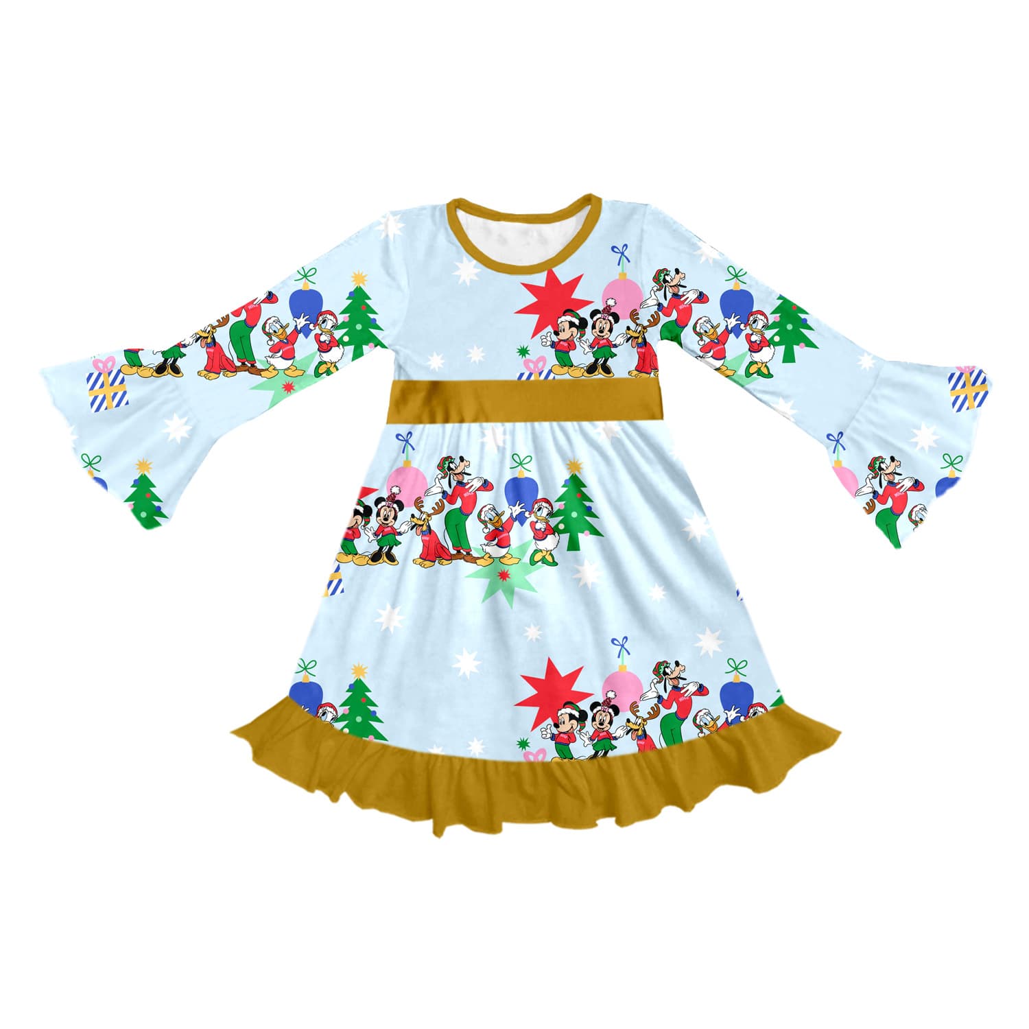 High-quality Foreign Trade Children's Wear, Printed Cute Creative Custom Autumn Nightgown