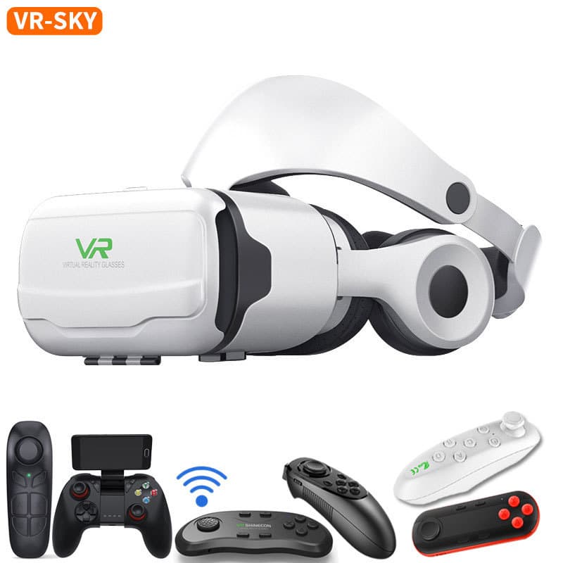 Cross-border Wholesale Qianhuan Magic Mirror G02EF HD Mobile Phone 3D Smart Virtual Reality Head-mounted VR Glasses