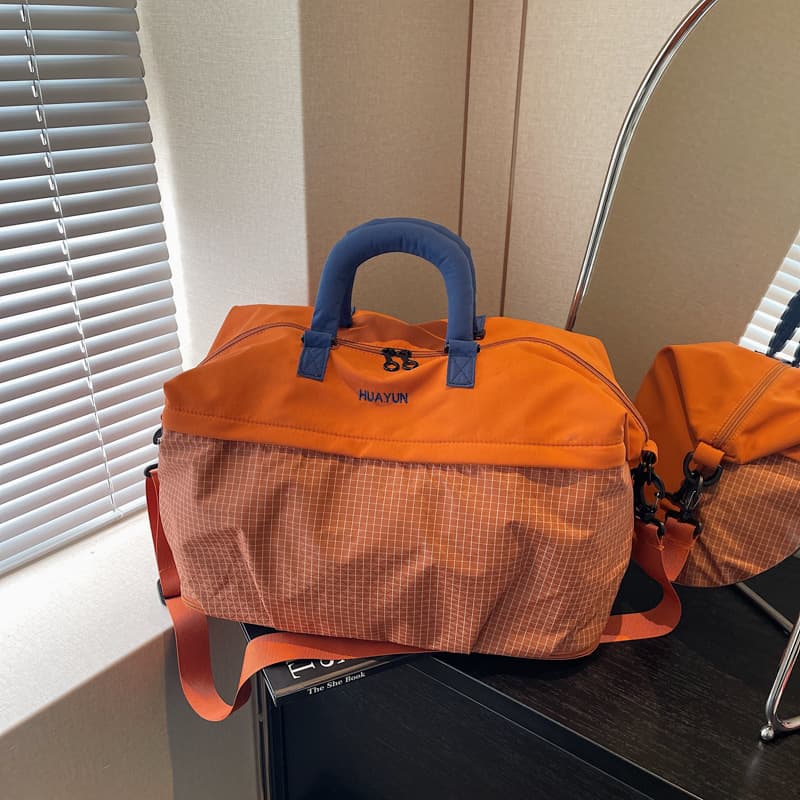 Large Capacity Short Trip Hand Luggage Bag Fashion Travel Bag Lightweight Maternity Storage Sports Gym Bag