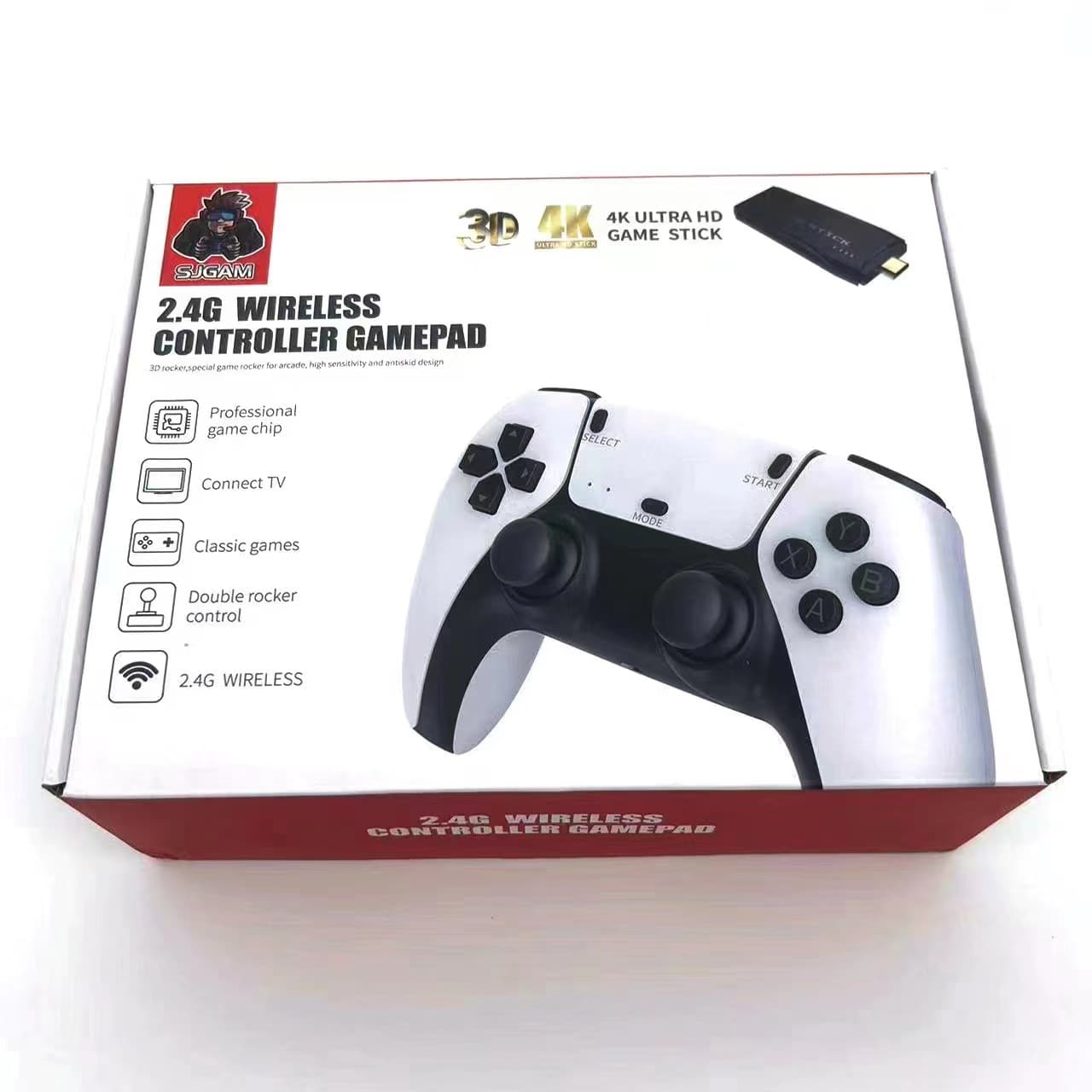 M8pro home TV game console 2.4G wireless double handle ps1 retro arcade HD fighting game console